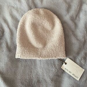 Barefoot Dreams CozyChic women’s almond color beanie